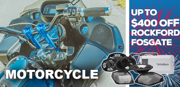 Save on Motorcycle Audio!
