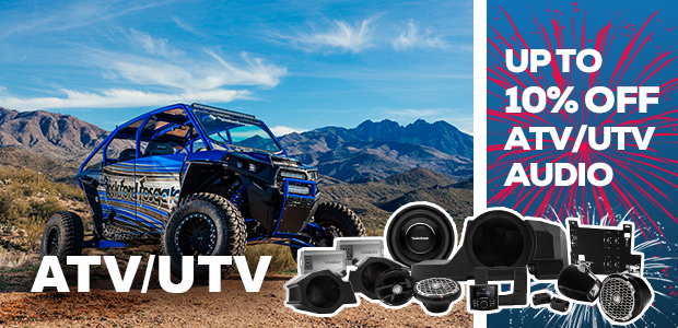 Save on ATV and UTV Audio!