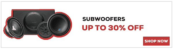 Shop Subwoofers at Drive-In Autosound!