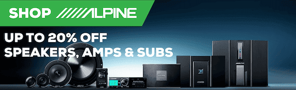 Shop Alpine & Save at Drive-In Autosound!