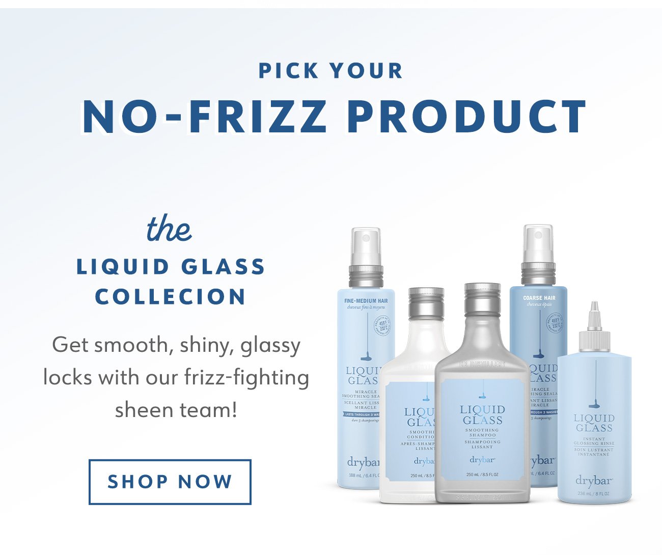 No-Frizz Liquid Glass Line