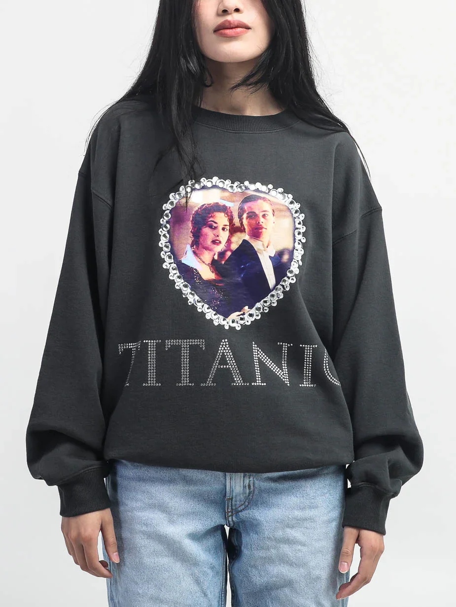 Image of Heart Of Ocean Charcoal Sweatshirt