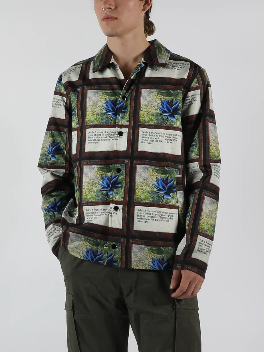 Image of Repeat Black Lotus Coaches Jacket