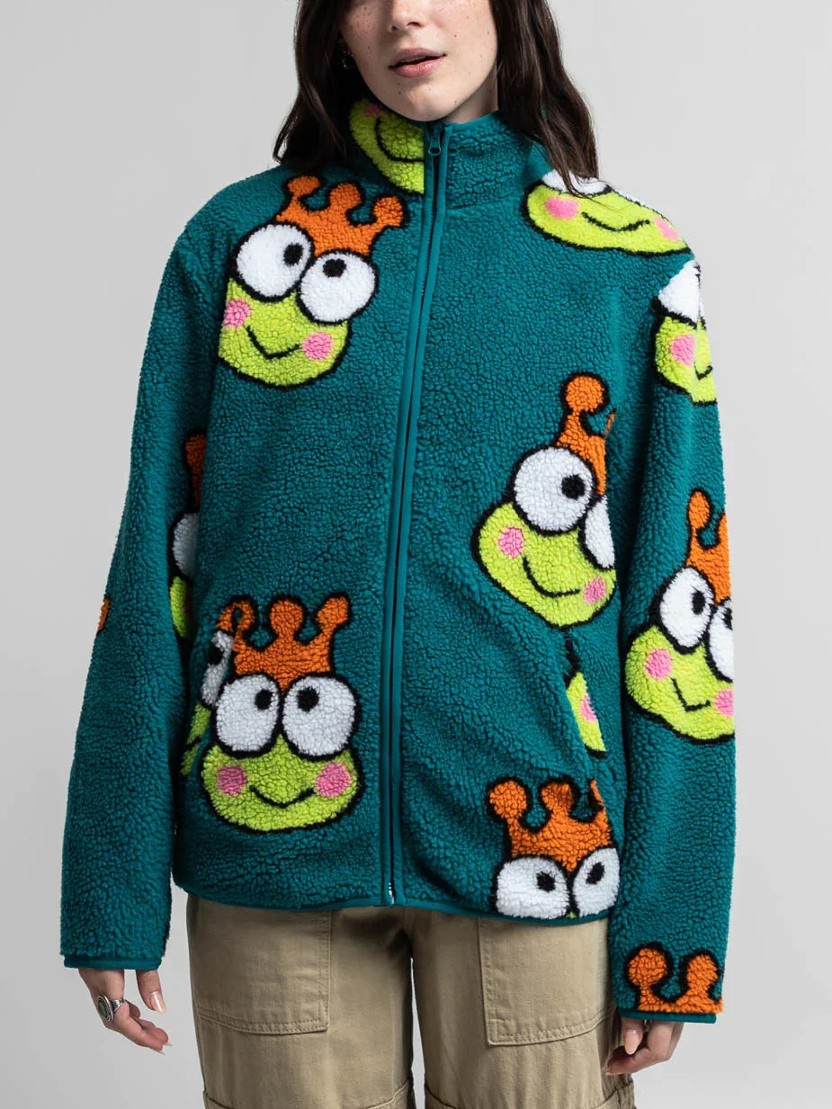 Image of King Keroppi Sherpa Jacket