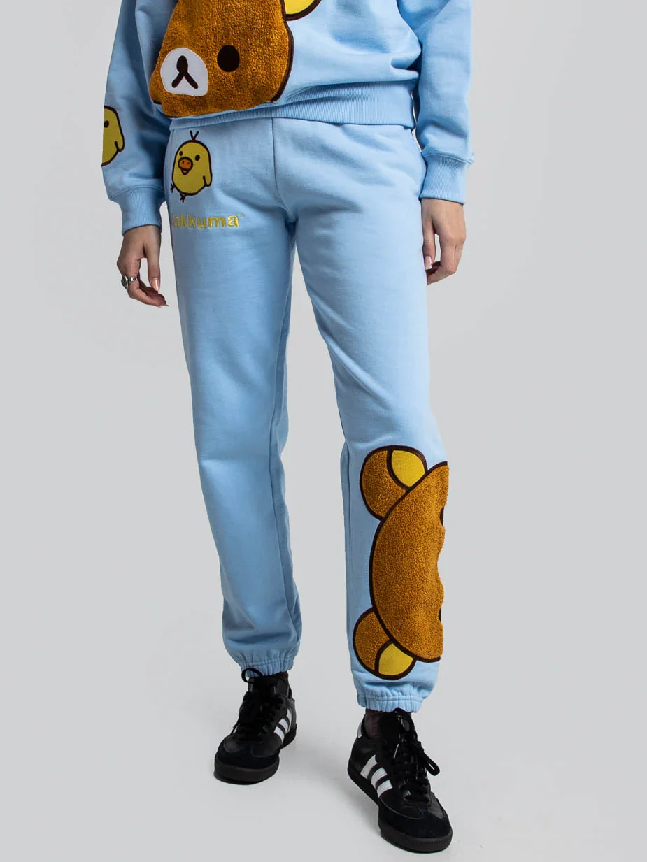 Image of Kiiroitori and Rilakkuma Sky Sweatpants