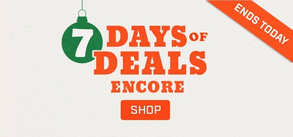 Daily Deals Encore Ends Today