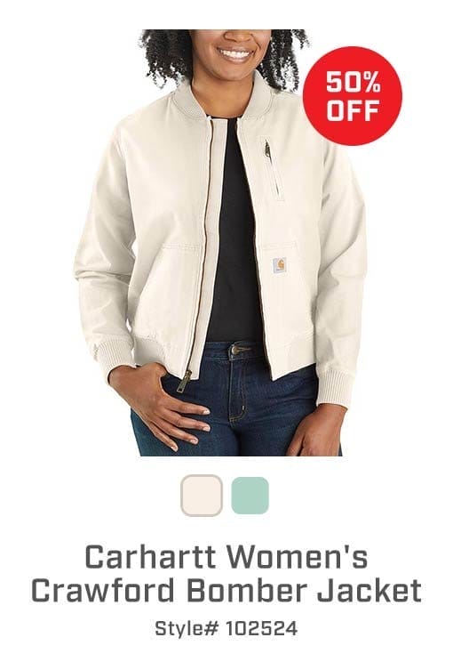 Women's Carhartt 102524 bomber jacket