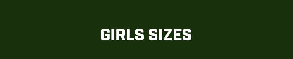 Girls sizes