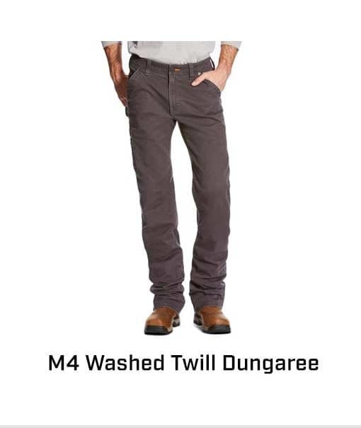 Ariat M4 Washed Twill Dungaree