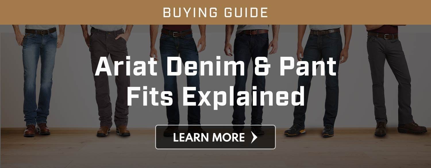 Ariat Denim and Pant Fits Explained