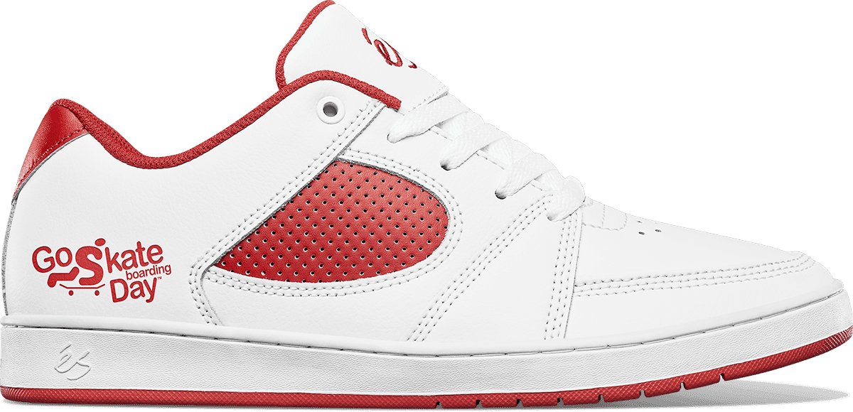 ACCEL SLIM X GO SKATEBOARDING DAY - WHITE/RED / 9