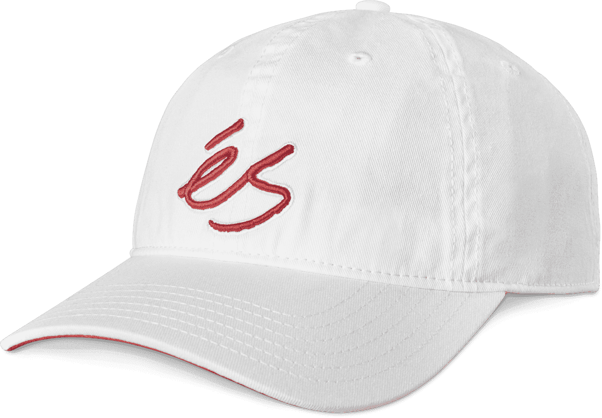 ES SCRIPT DAD HAT - WHITE / ONE SIZE