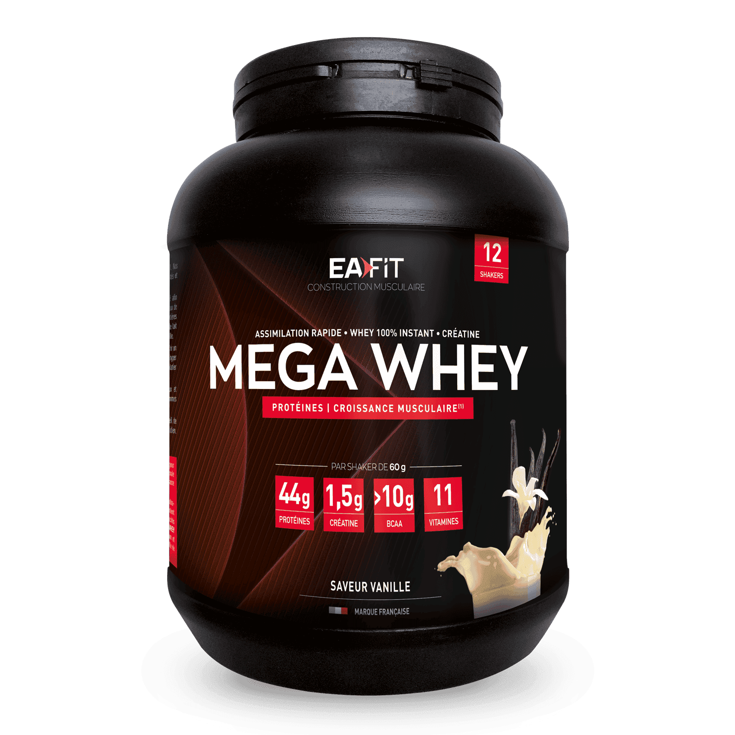 Mega Whey Proteine + creatine + BCAA + Taurine