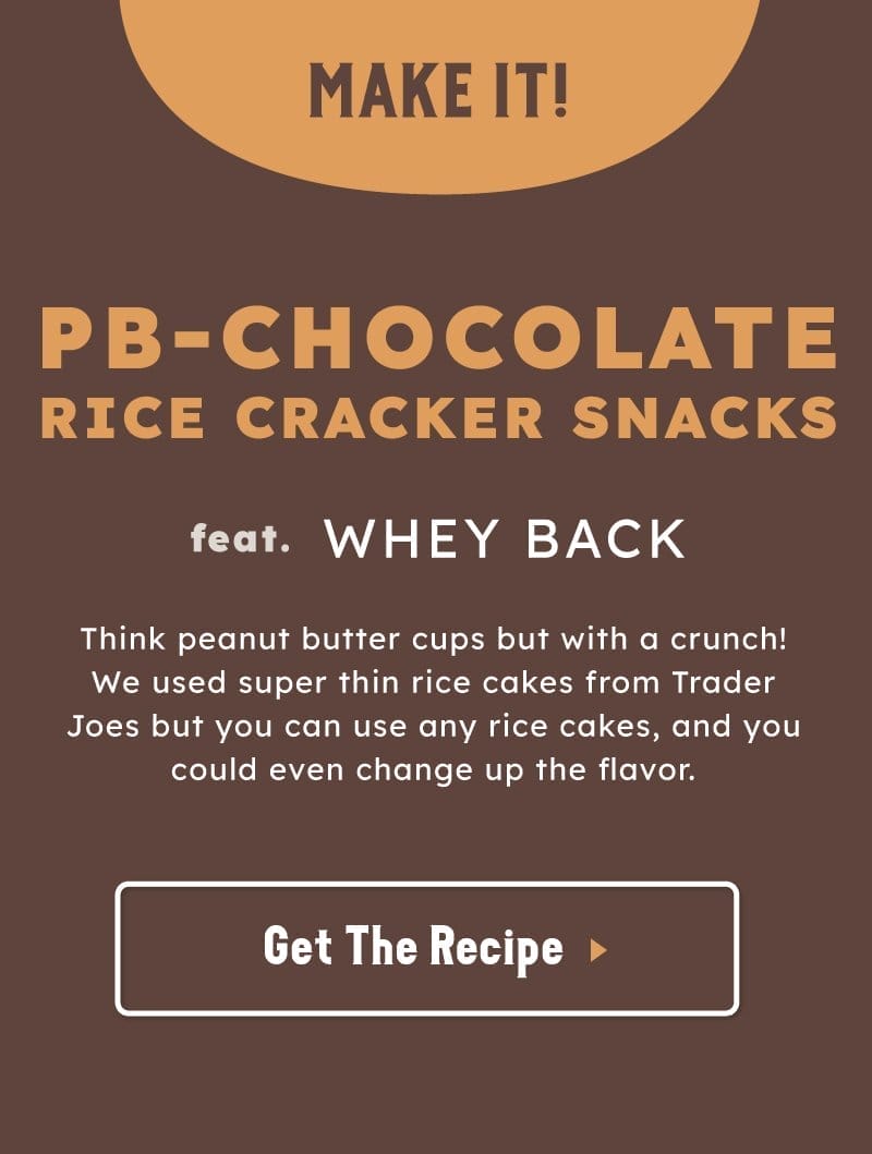 make pb choco rice cracker snacks now