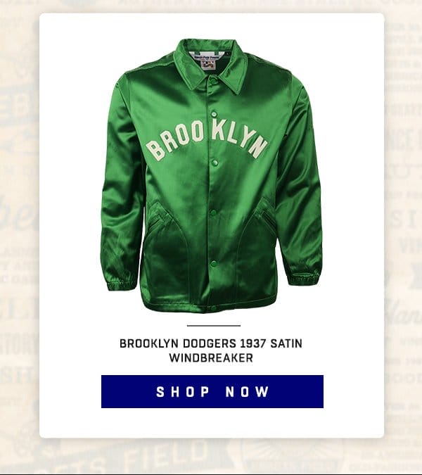 Brooklyn Dodgers 1937 Satin Windbreaker