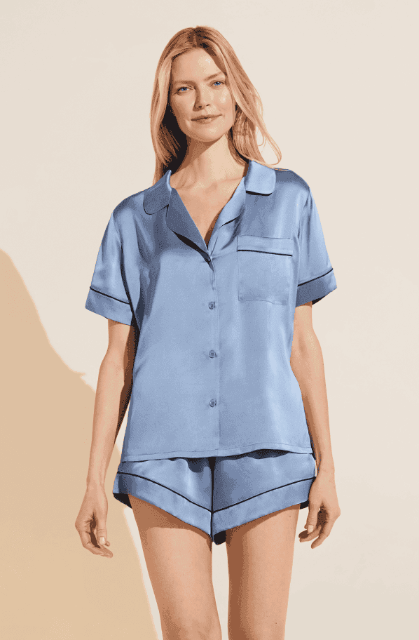 Inez Washable Silk Short PJ Set