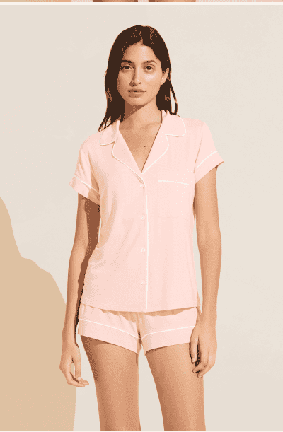 Gisele TENCEL™ Modal Shortie Short PJ Set in Petal Pink