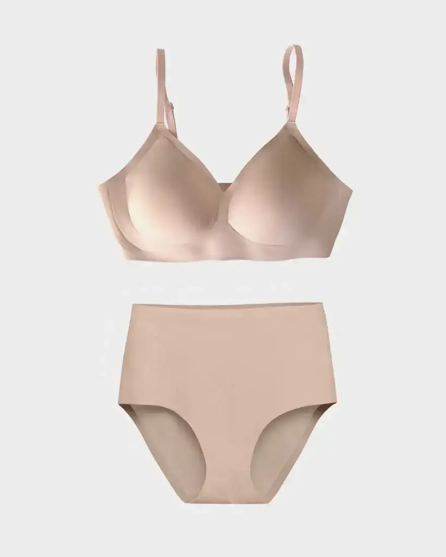 Image of Nude Only Bra Set