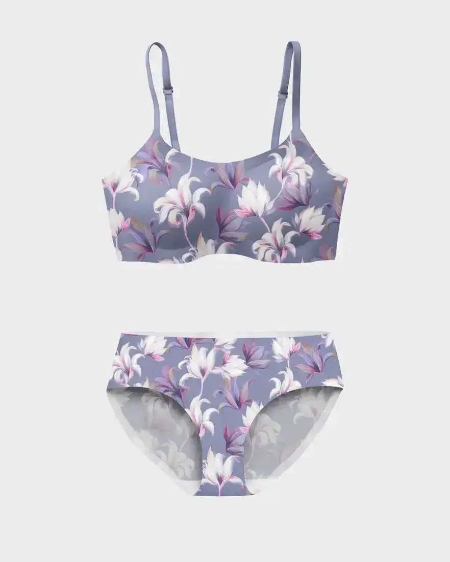Image of Support Bra and Brief Set