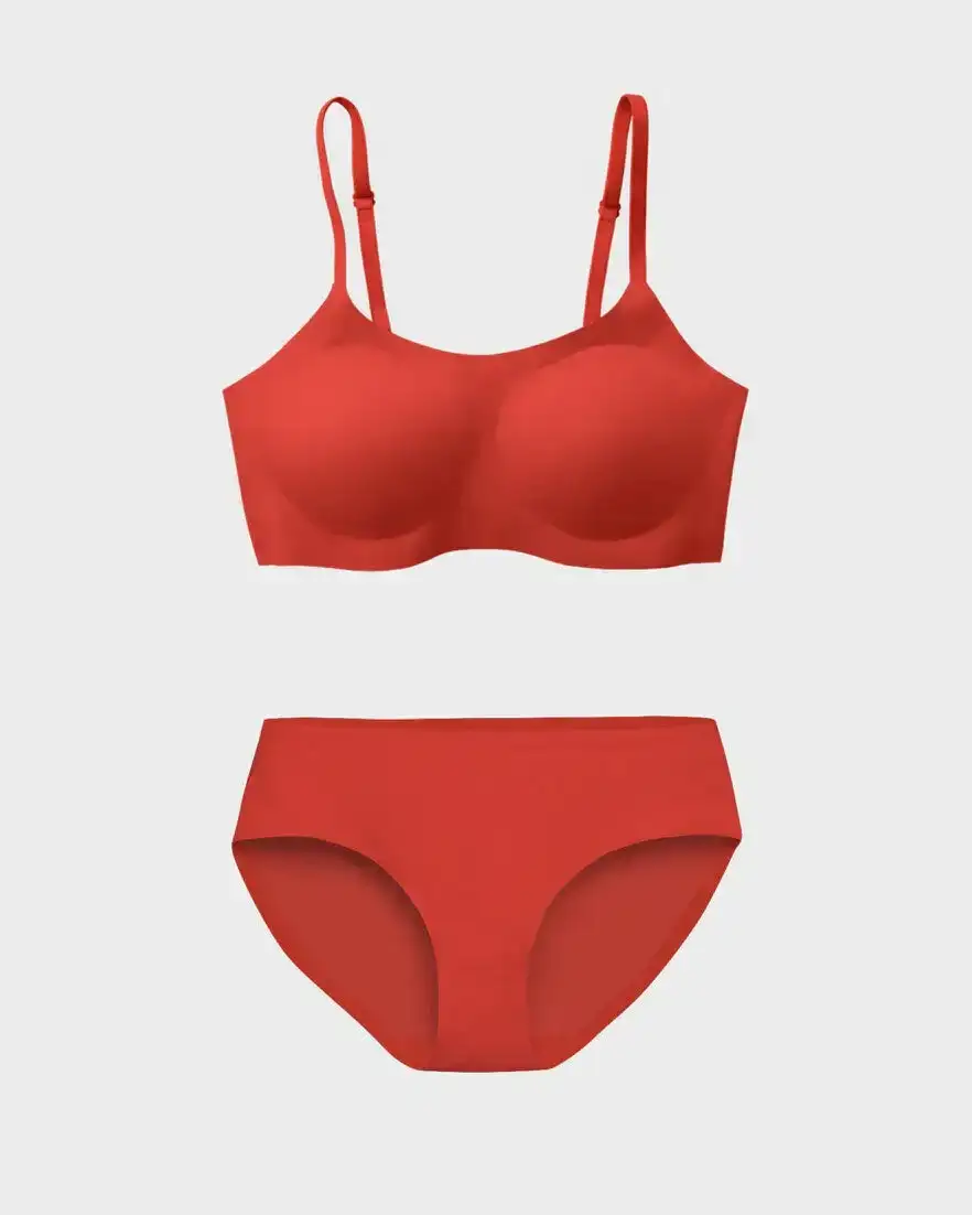 Image of Support Bra and Brief Set