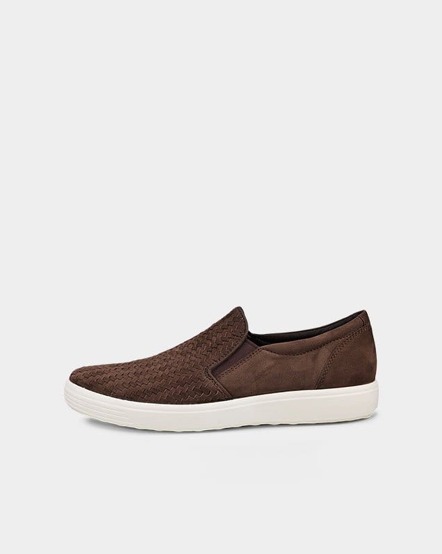 ECCO MEN'S SOFT 7 WOVEN SLIP-ON