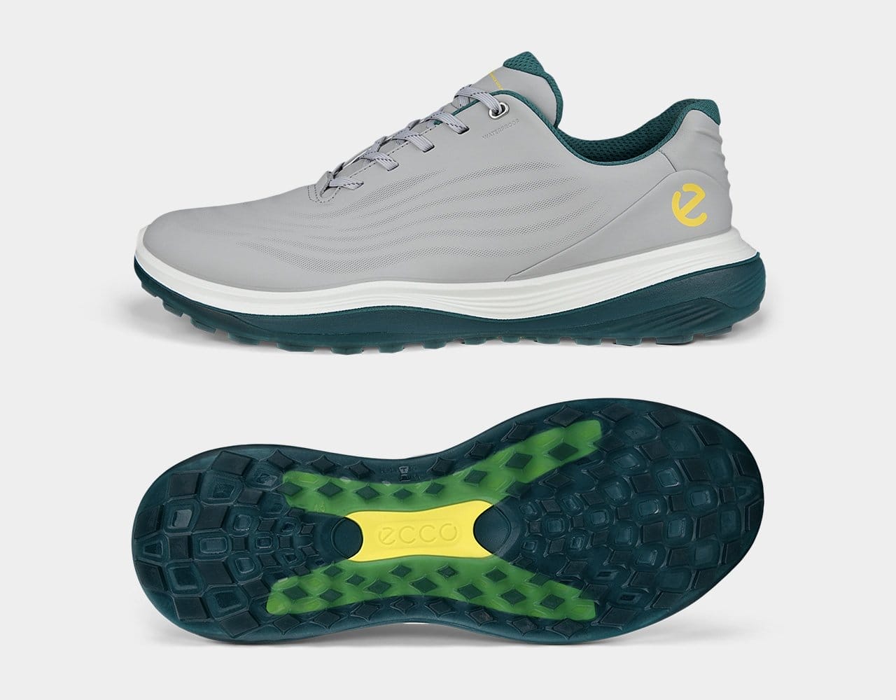 gray golf shoe