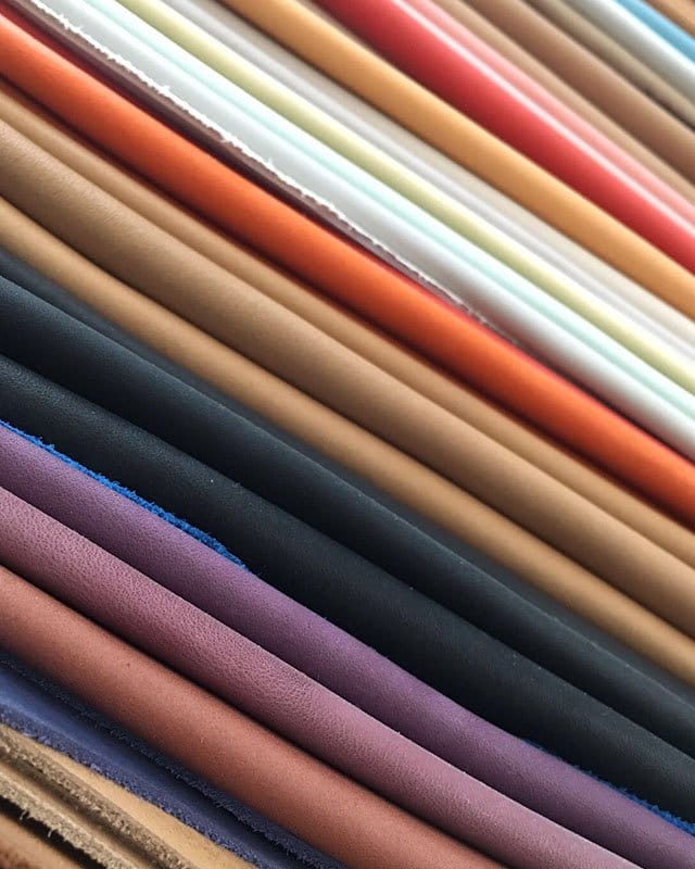 colored leathers