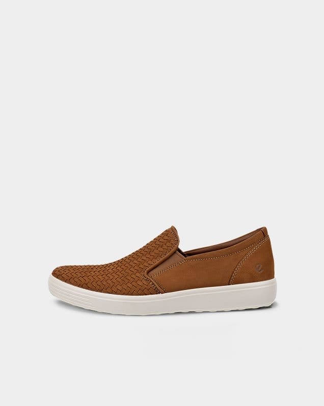 ECCO MEN'S SOFT 7 WOVEN SLIP-ON