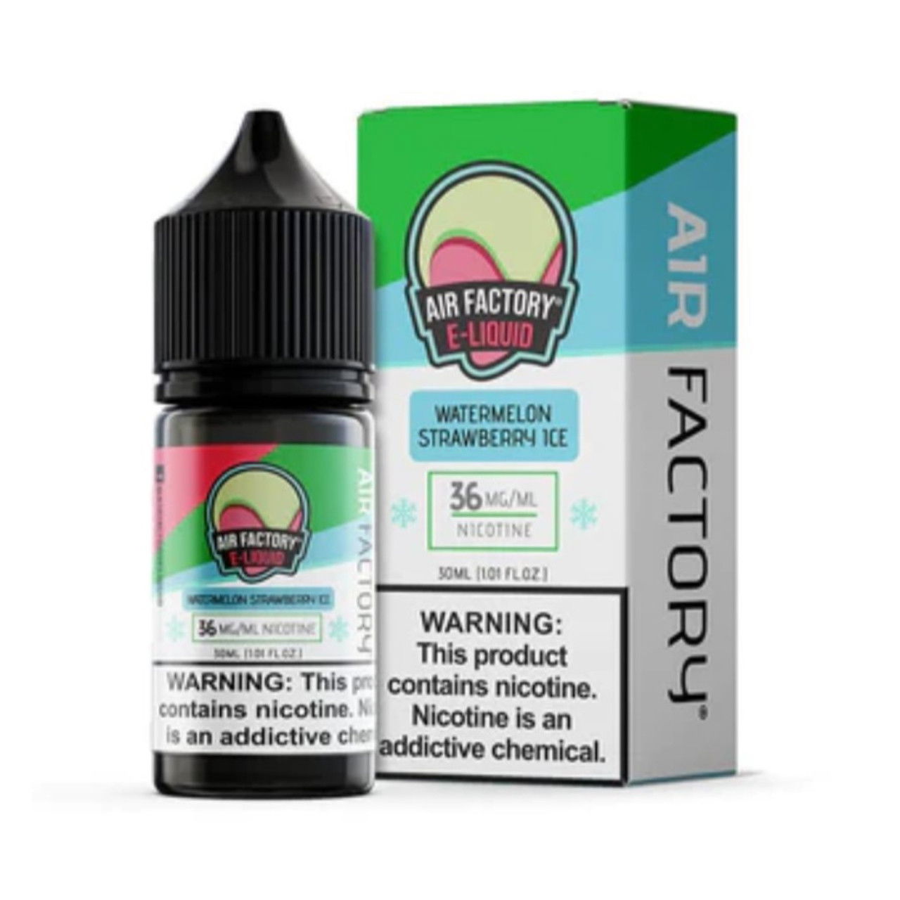 Air Factory Salt Watermelon Strawberry Ice 30ml E-Juice