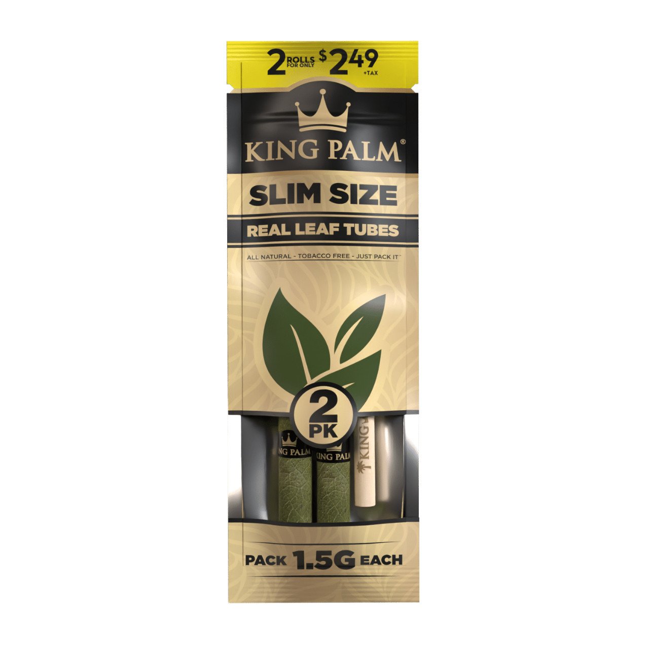 King Palm Slim Rolls (Pack of 2)