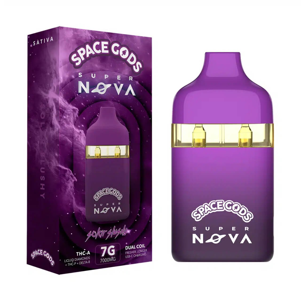 Space Gods Super Nova THC-A Liquid Diamonds Disposable - 7G