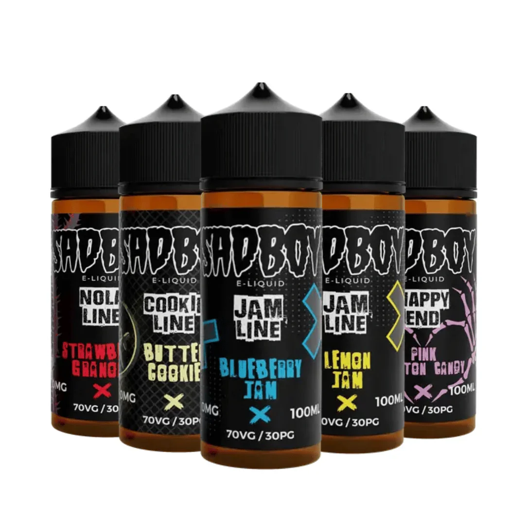 SadBoy E-liquid 100ml Shortfill