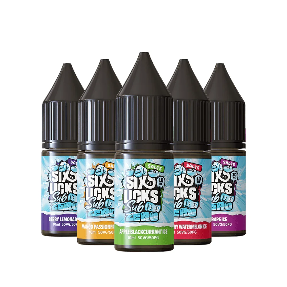 Six Licks Sub Zero 10ml Salt