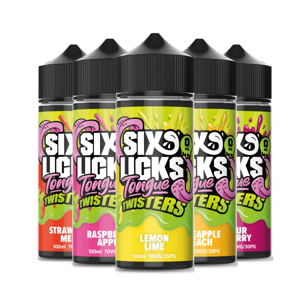 Six Licks Tongue Twister 100ml Shortfill