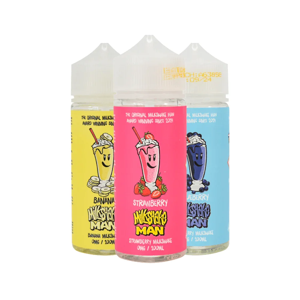 Marina Vapes Milkshake Man 100ml Shortfill