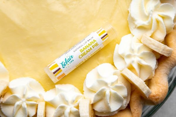 Banana cream pie + lip balm