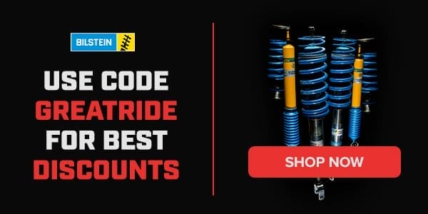 Use Code GREATRIDE for the Best Price on Bilstein!