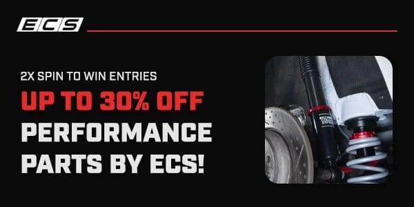 SHOP ALL ECS IN-HOUSE DESIGNED UPGRADES FOR YOUR EURO UP TO 30% OFF + 2x Entries on Spin to Win!