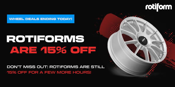 Rotiform Wheels are 15% off!