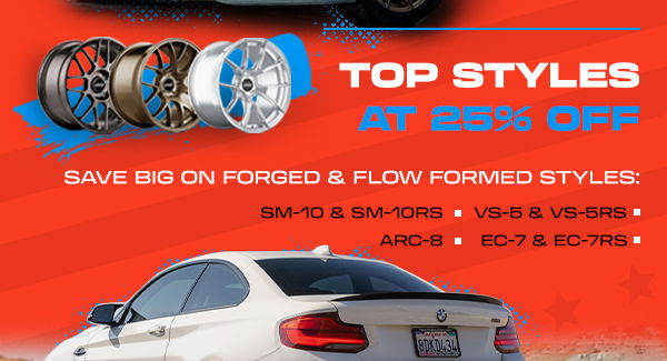 Up To 25% off Apex Wheels during the 4th of July Sale