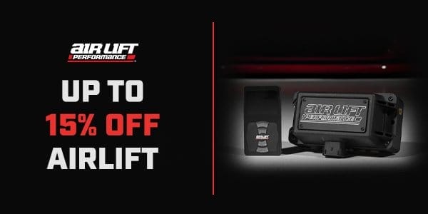 Up to 15% off Air Lift Performance