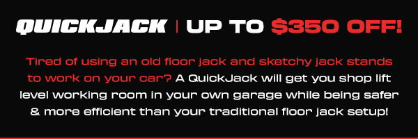 Quick Jack Flash Sale - Up To \\$350 Off