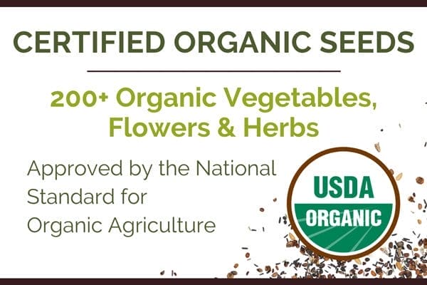 Certified Organic Seeds