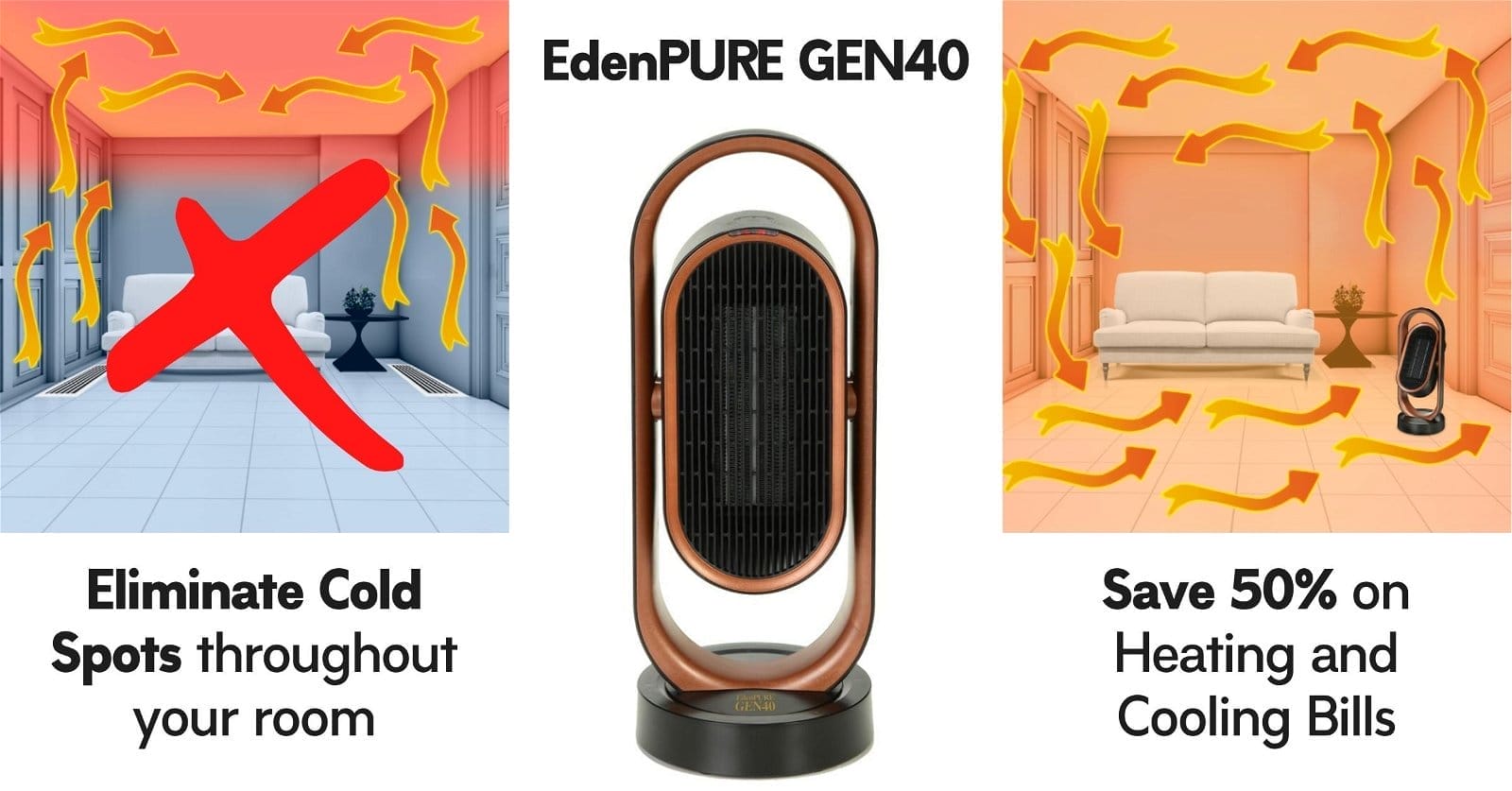 EdenPURE® GEN40 Infrared Heater