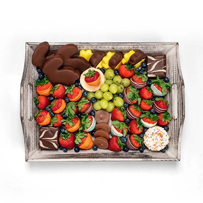 <b>Chocolate Dipped Easter Dessert Board</b>