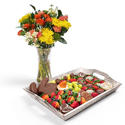 <b>Chocolate-Dipped Easter Dessert Board Bundle</b>