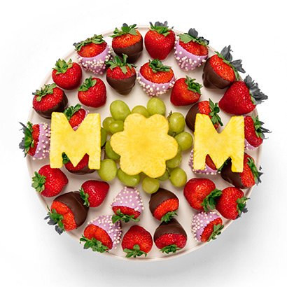 <b>Mom's Chocolate-Covered Strawberries Platter<b>