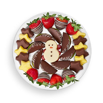 Holly Jolly Dipped Platter