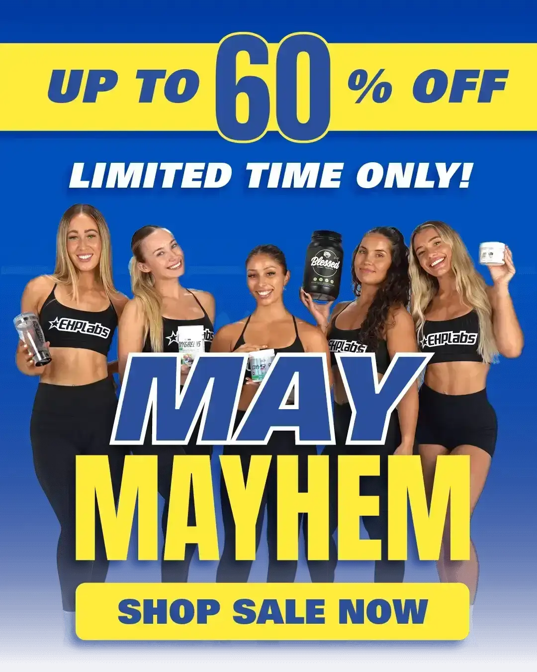 May Mayhem sale