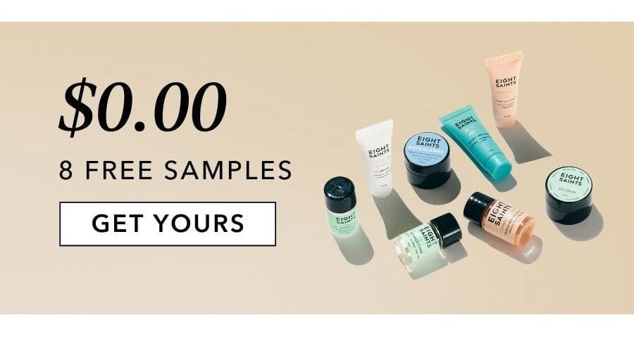 Free skincare sample kit